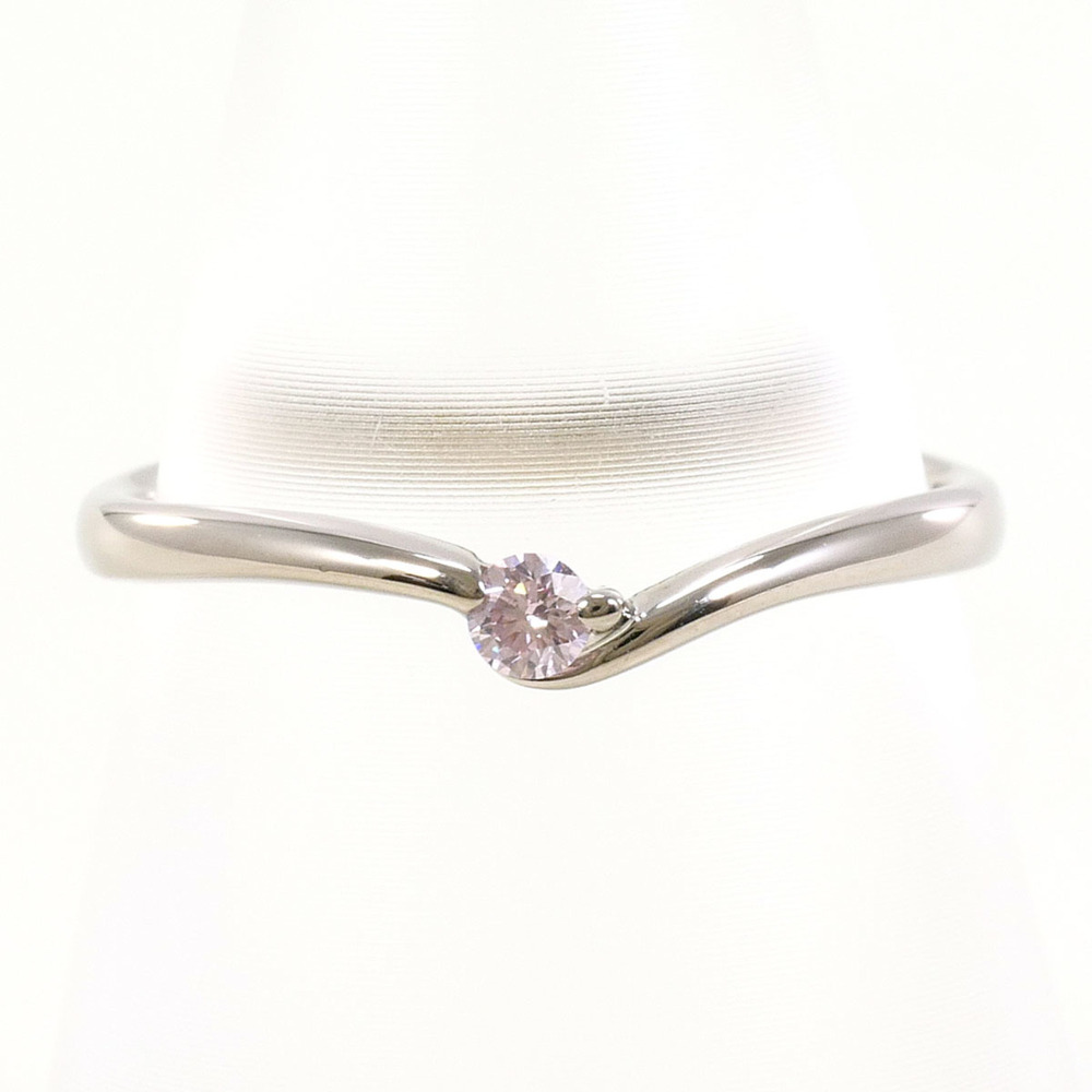 VINTAGE 18k Silver Diamond Ring
